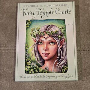 Faery Temple Oracle 44 Cards and Guidebook Set. Like New.